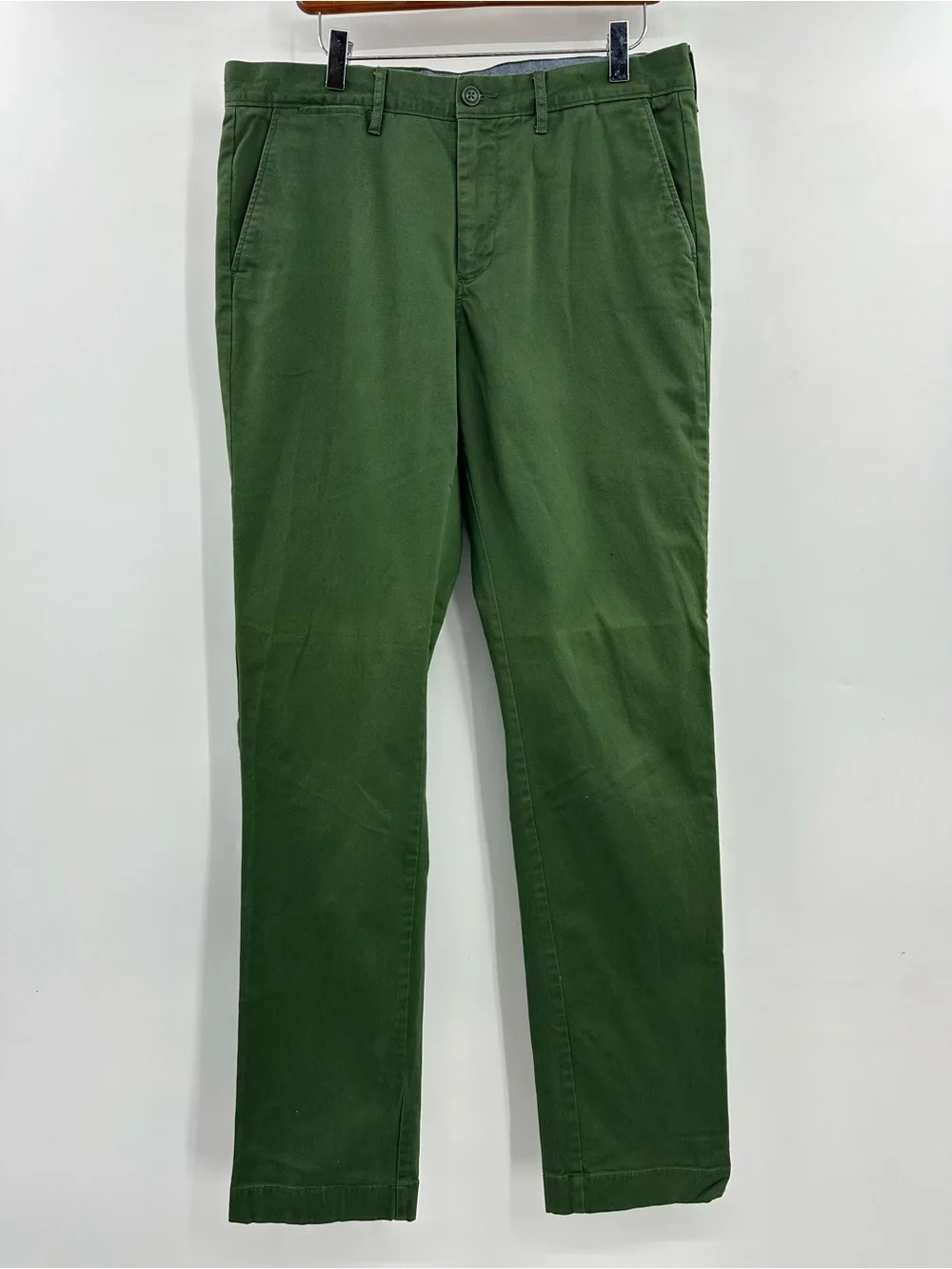 J. Crew Stretch Olive Green  Chinos 33x34